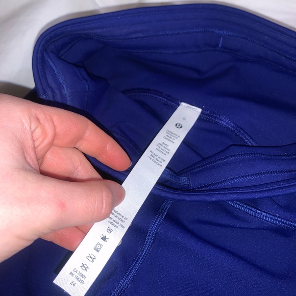 Lululemon swift speed hi-rise crop 23” blazer blue tone leggings - Picture 6 of 8